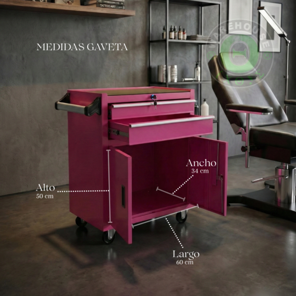 Mesa de trabajo Gaveta (Pink)