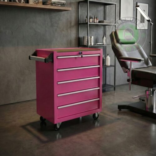 Mesa de trabajo 5 Cajones (Pink)